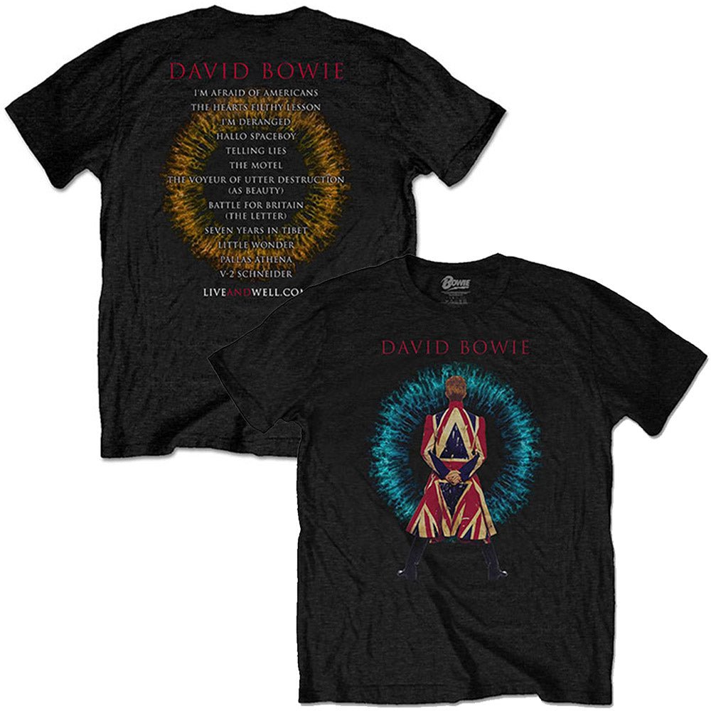 DAVID BOWIE デヴィッドボウイ - LiveandWell.com / バックプリントあり / Tシャツ / メンズ - PGS